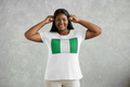 Nigeria flag Print T-shirt