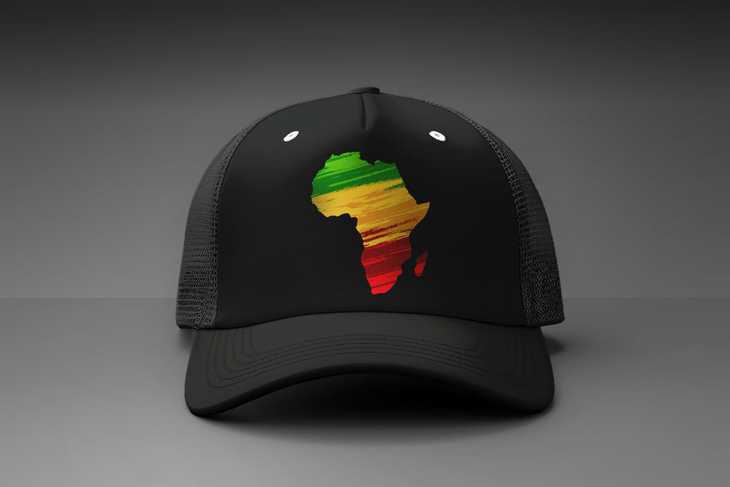 Africa Map Embroidered Flexfit Snapback – Premium Adjustable Streetwear Cap