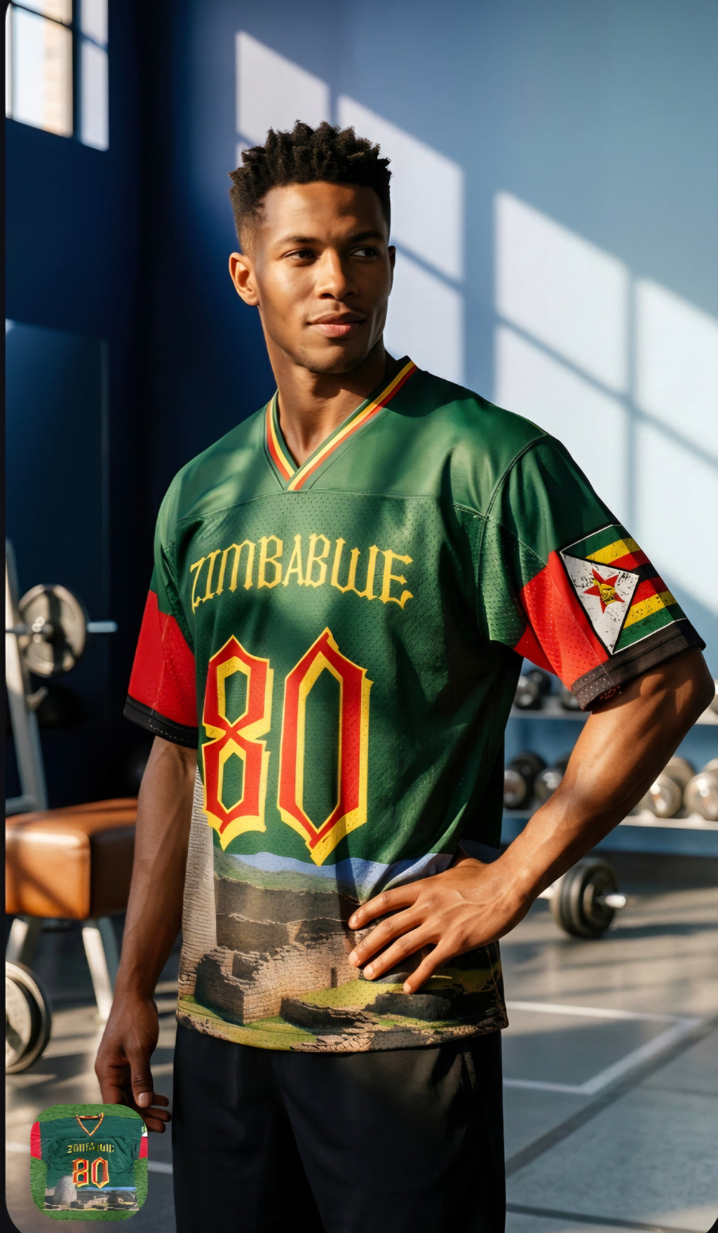 Zimbabwe Custom Jersey
