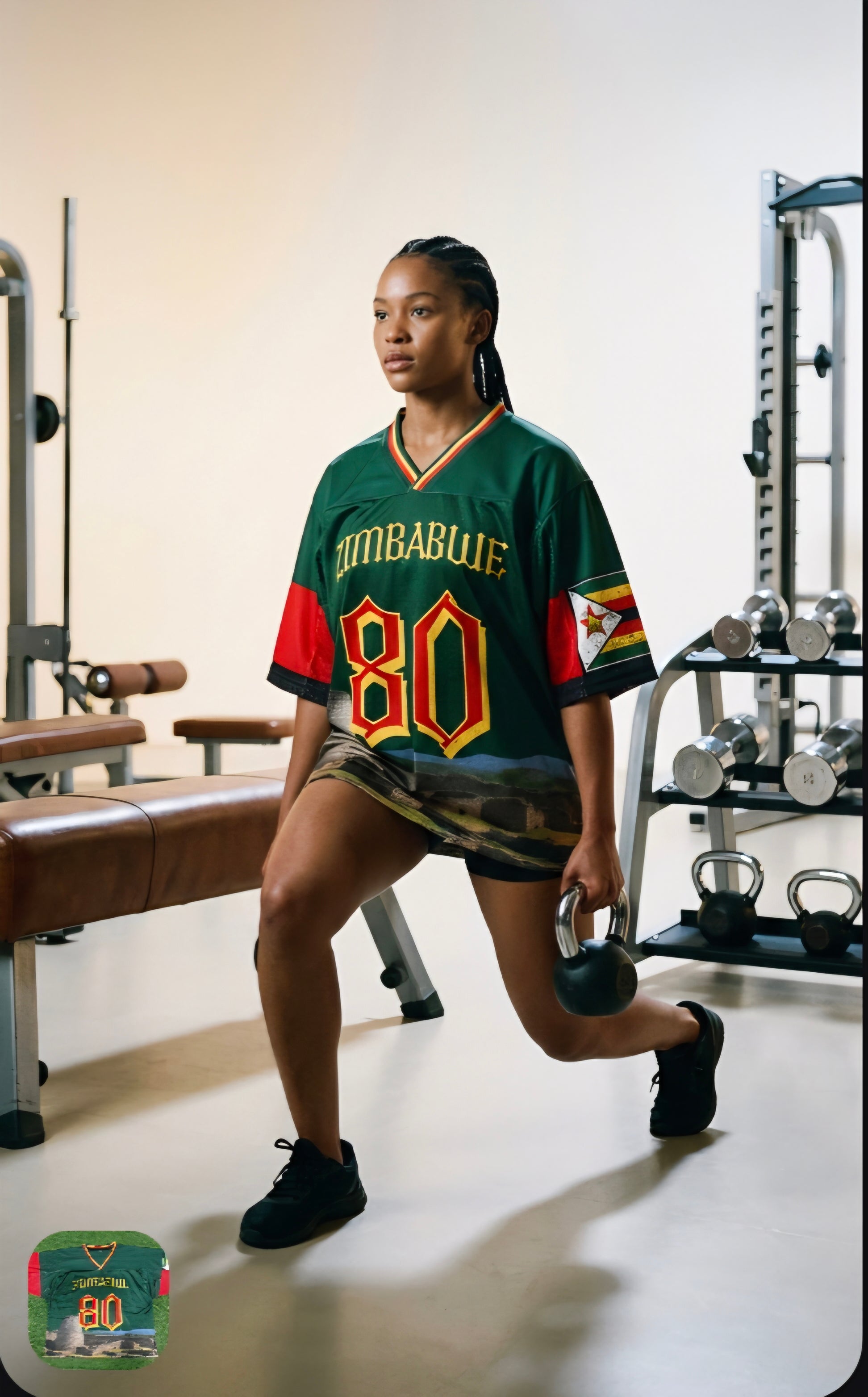 Zimbabwe Custom Jersey